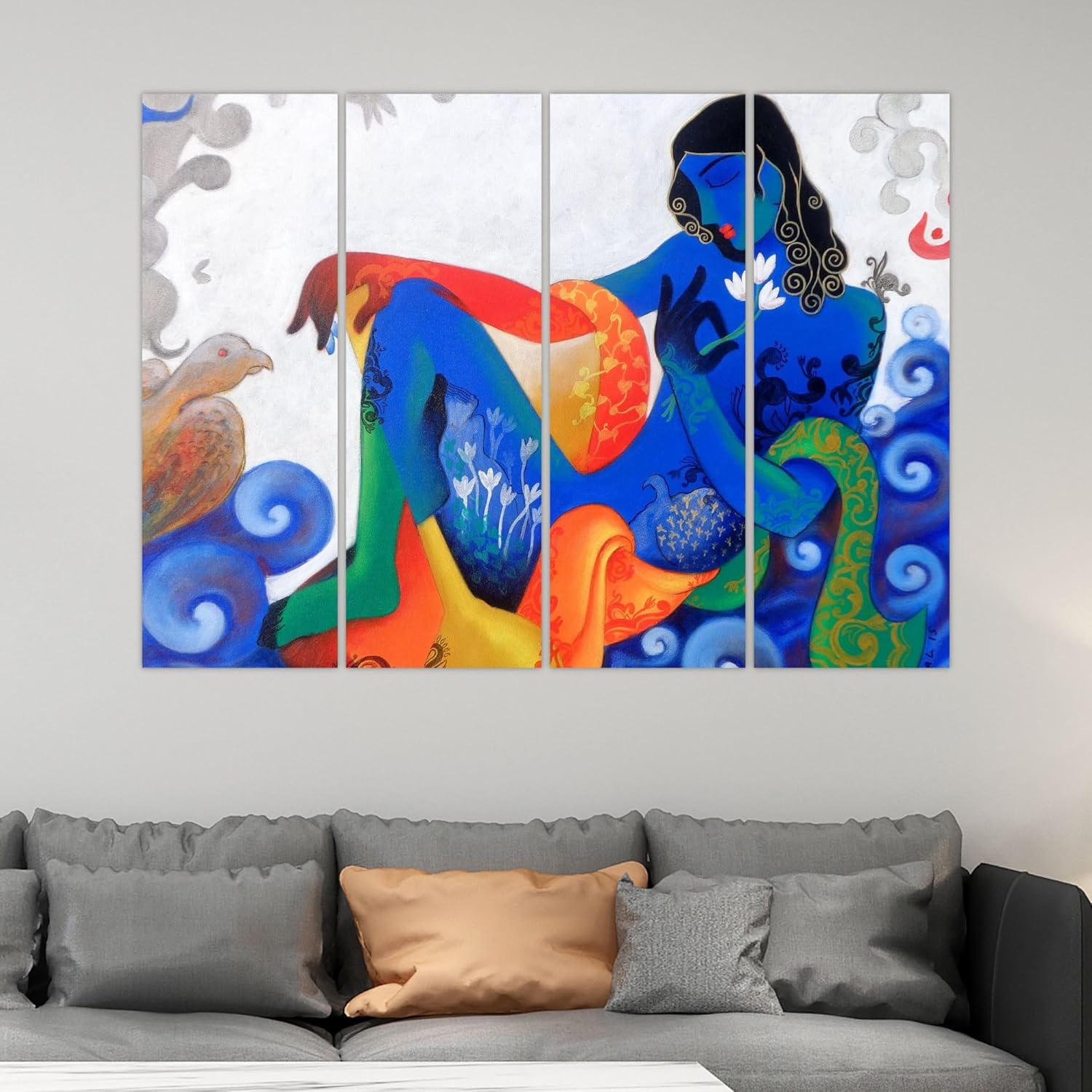 inep-b0cgjj61pg-image-of-the-krishna-tastic-4-panel-framed-wall-art-showcasing-vibrant-krishna-depiction.jpg